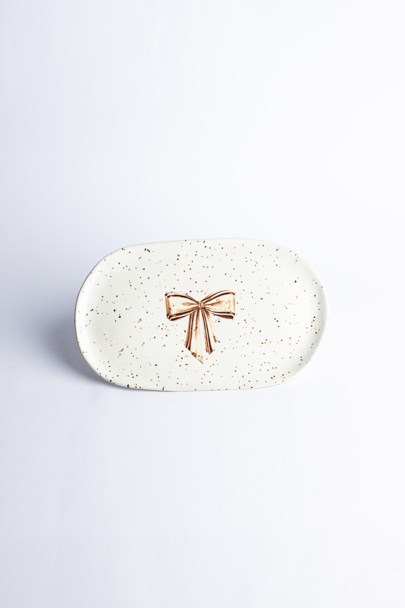 Prato Oval Boleado Laço