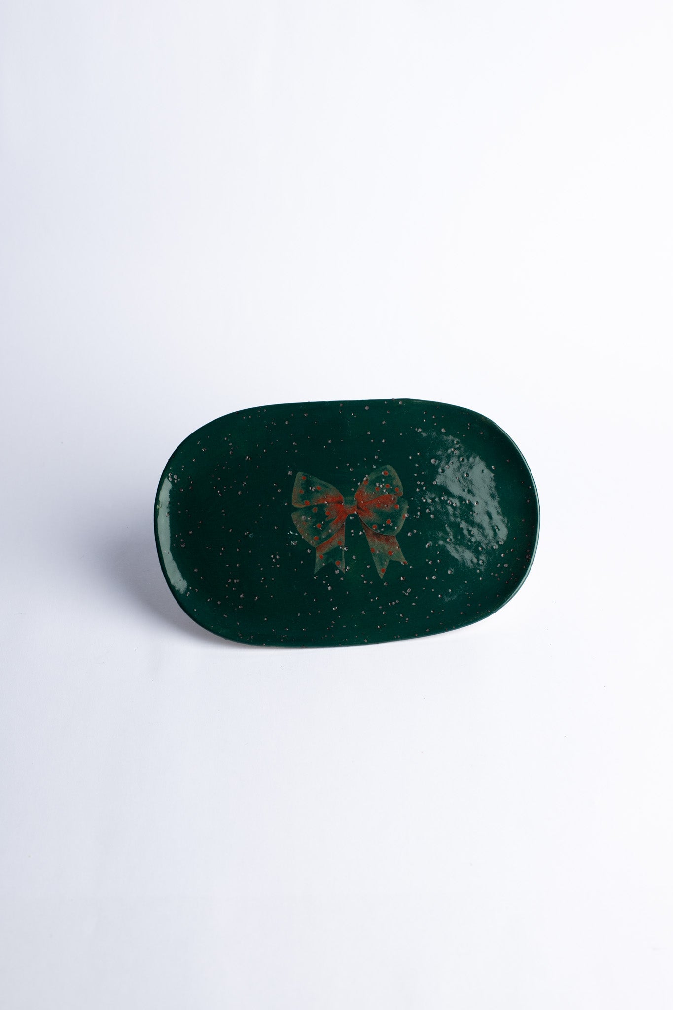 Prato Oval Boleado Laço